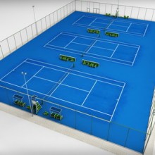 Спортивная площадка для тенниса 2